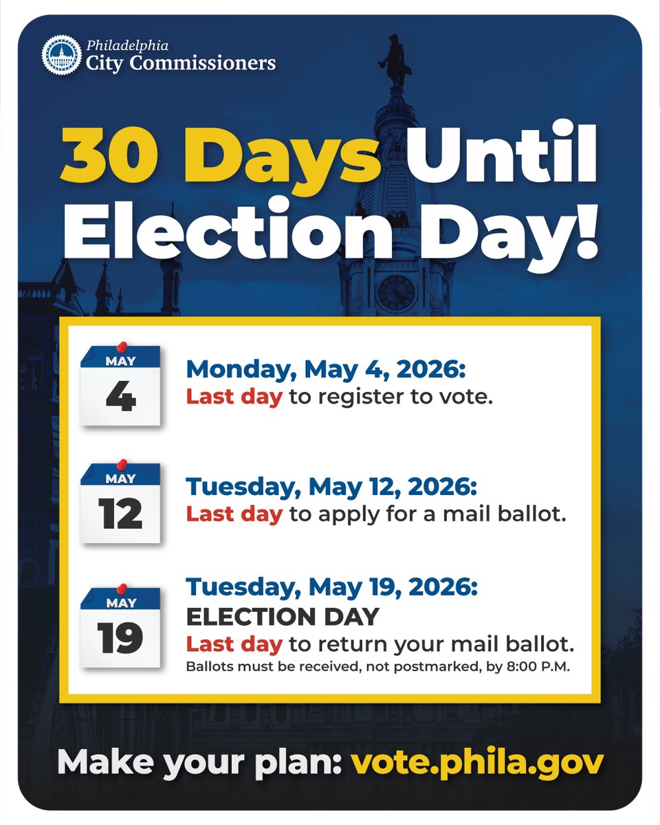 Philadelphia City Commissioners tweet media