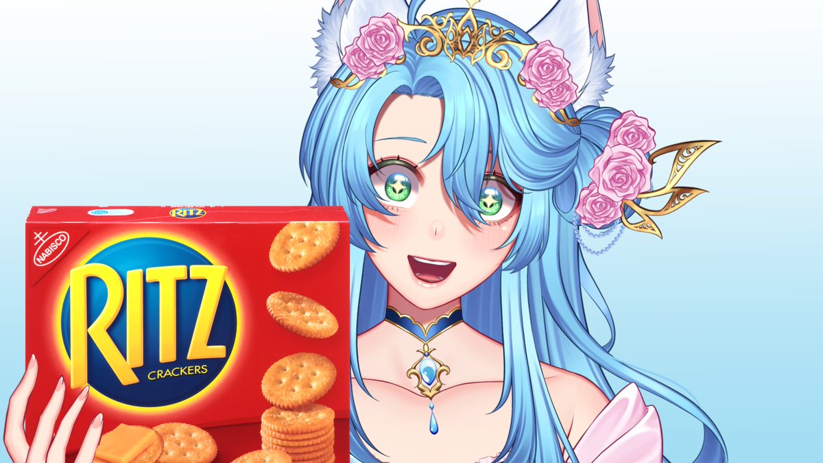 We've established that I have no rizz (or cringe-rizz, at best), but...

How about we share some RITZ, instead? Ritz and anime? It's way better than Netflix and Chill! ✨💙