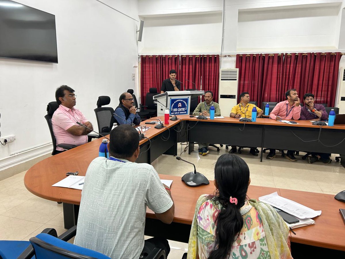 NALCO_India's tweet image. An interactive session was held with #HumanResource officials, including medical staff of the M&amp;amp;R Complex, Koraput, Odisha led by Dr. Tapas Kumar Pattanayak, Director (HR). The session focused on sharing valuable perspectives on #OrganisationalGrowth, #EmployeeDevelopment, and