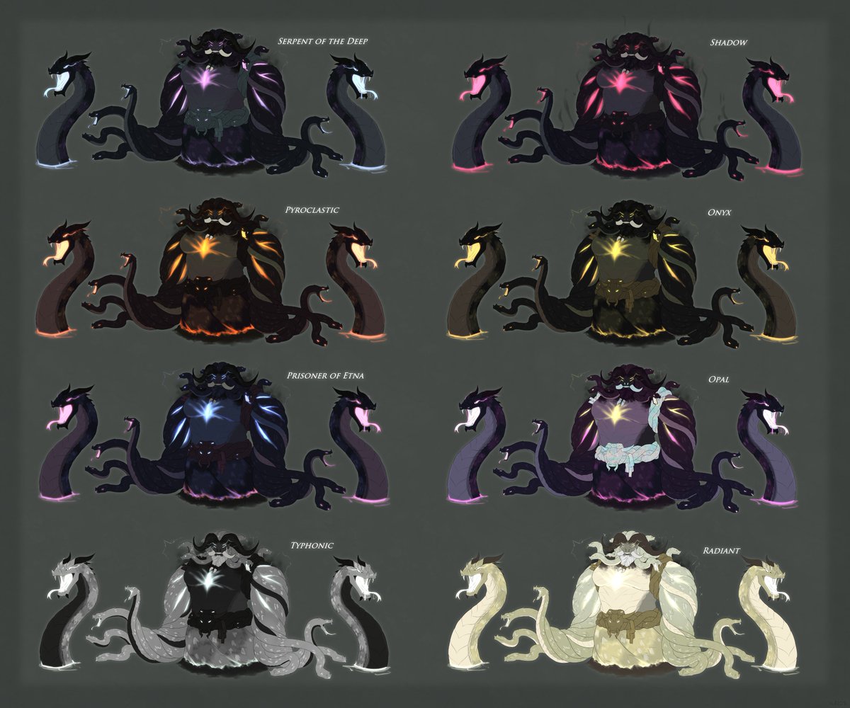 LordKaios's tweet image. Smite fan concept for Typhon, Bane of Olympus!

#greekmythology #smite