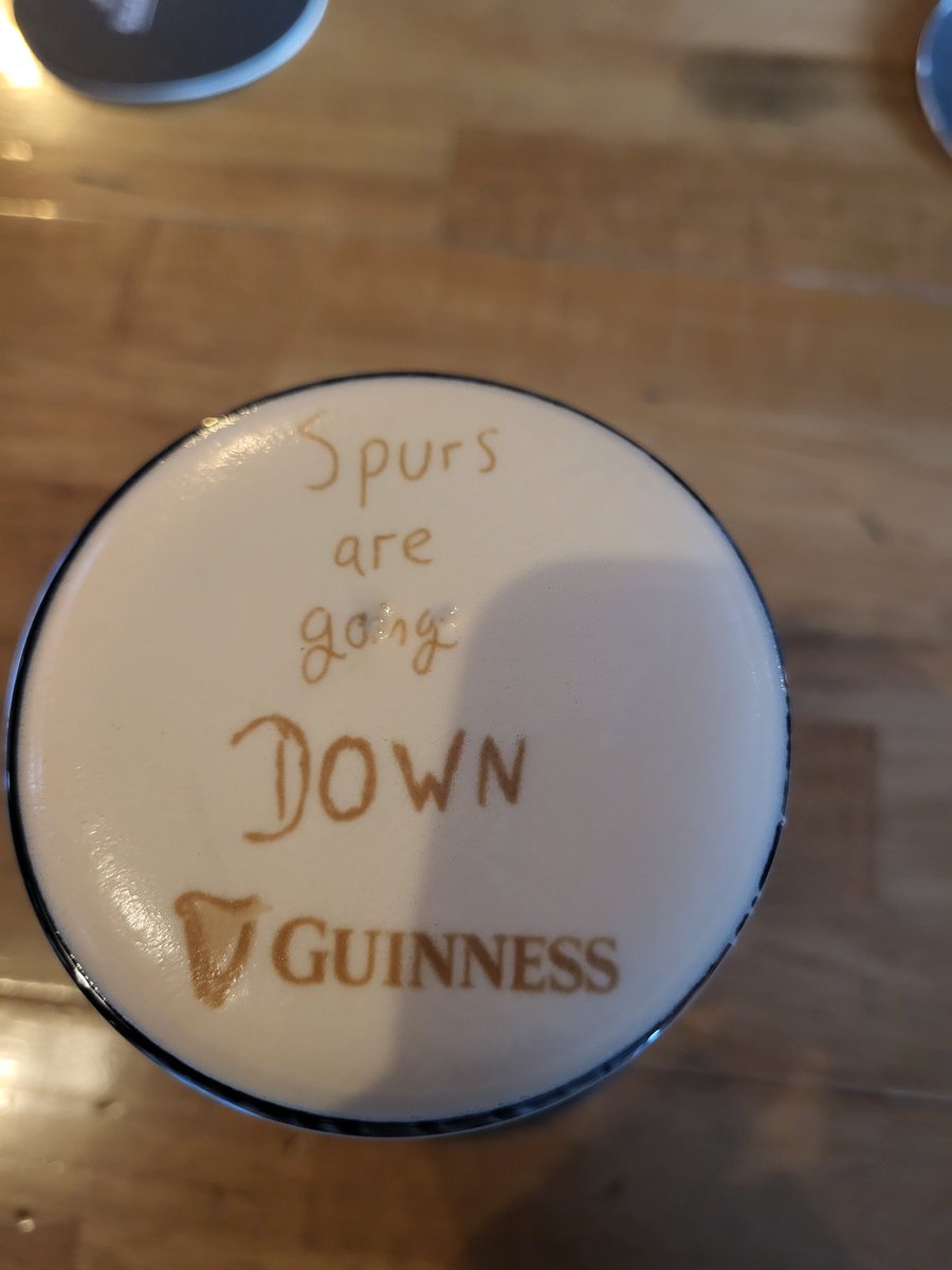 HatterNorth's tweet image. When #Guinness know the future #spurs #premierleague #relegation @SpursOfficial @jasoncundy05