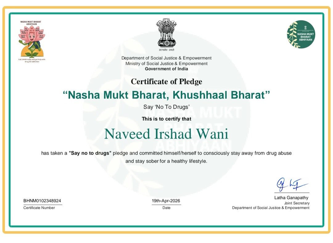 NAVEED IRSHAD WANI tweet media