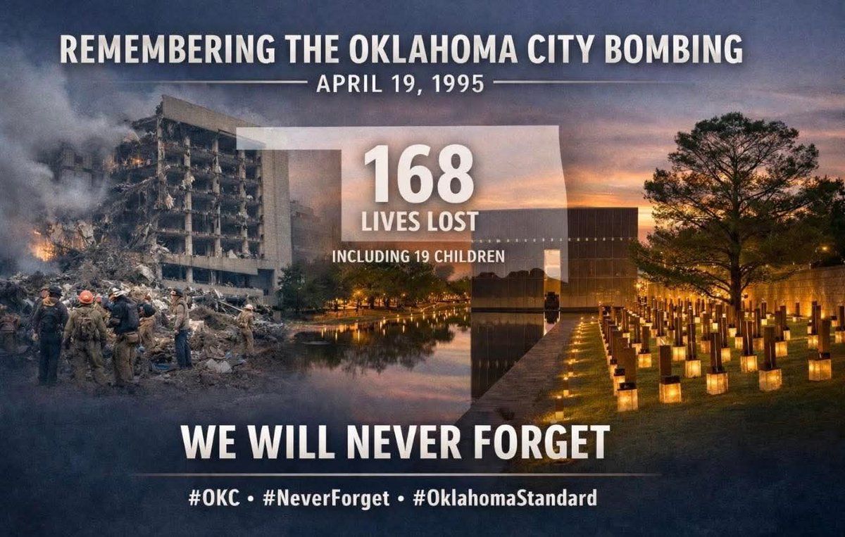 RedhawkLand's tweet photo. April 19th 1995. Never Forget https://t.co/mf5M20e4x3