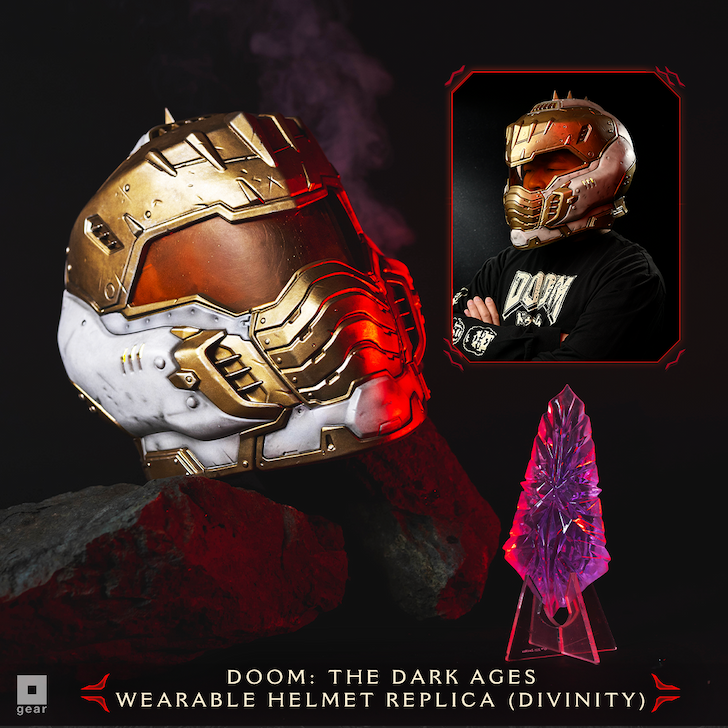 bethesda_ESP's tweet image. 👀 Contemplad la réplica divina del casco del #DOOM Slayer, ¡ya disponible para su reserva! ✨

En @bethesdagearint 👇
🔗 beth.games/4sI2S58