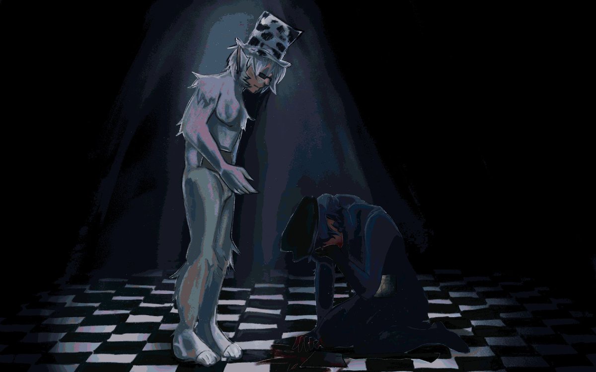 STinkekSTaidd's tweet image. Collab with @marksleepytubby ! :3 
Ron&amp;amp;White st0 
#slendytubbies0 #ron #white