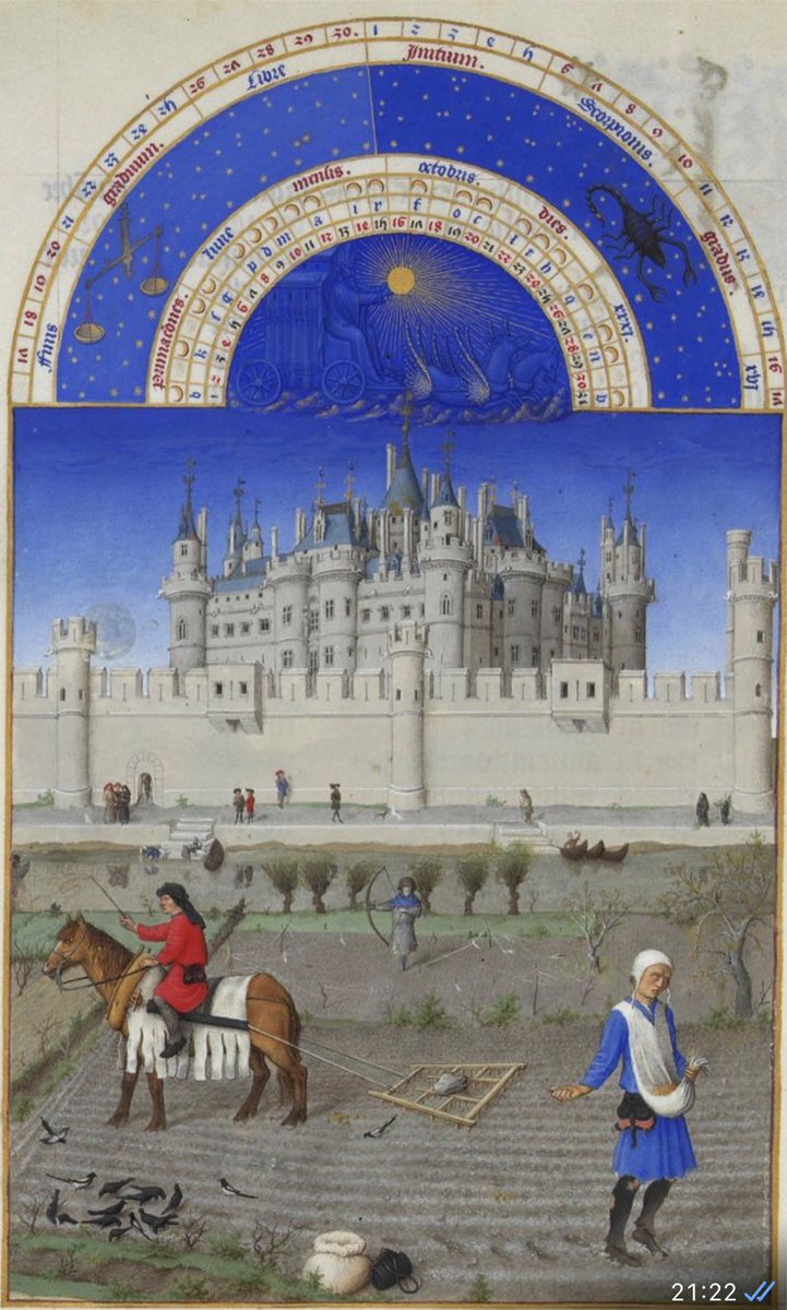 Baptistebenoit's tweet photo. 📑 Test Probatoire de l’Ecole du Louvre 2026 
❇️ Description d’une œuvre d’art : folio 10 des riches heures du duc de Berry #ecoledulouvre #concours #feodalite #chantilly https://t.co/sGIBa5te7d
