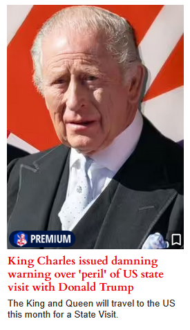 hol40900's tweet image. #NotMyKing Charles's team is reportedly terrified that Trump might ask awkward questions about Prince Andrew's Epstein connections. Funny how the biggest "peril" of a state visit isn't geopolitics, but the royal family's own sordid past catching up with them. #AbolishTheMonarchy