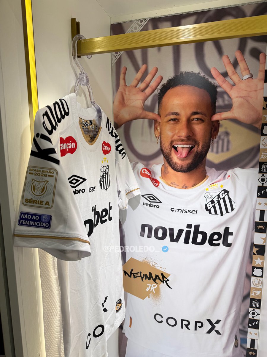 Camisa do jogo de hoje com patch especial "Não ao feminicídio"