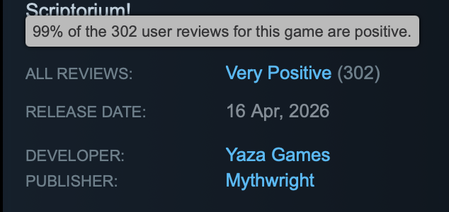 Yaza Games 📜 Scriptorium is OUT NOW! 🎉 tweet media