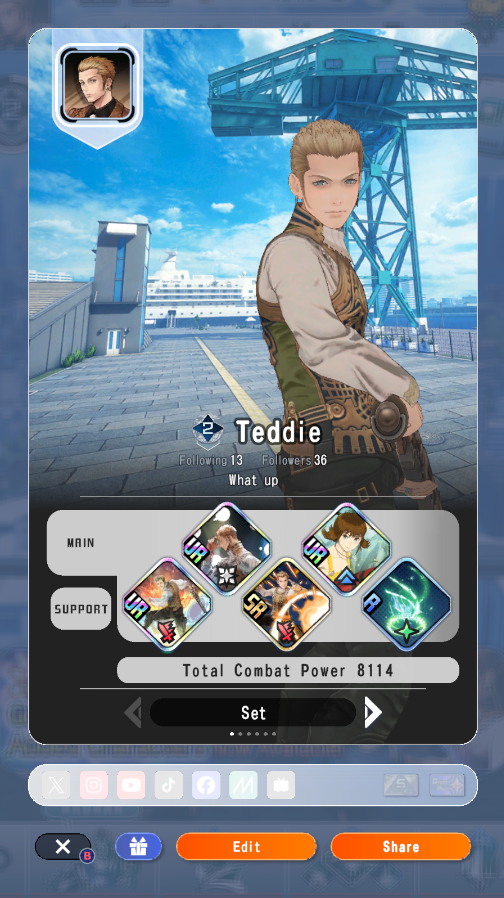 Teddie tweet media