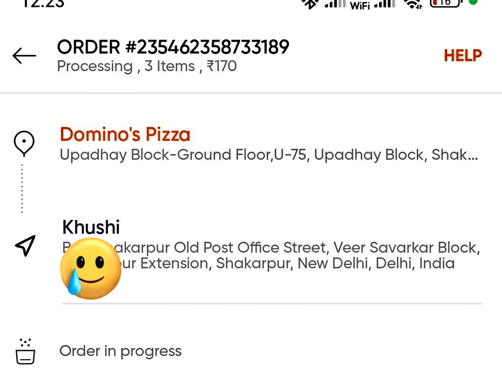 khushi_120106's tweet image. Ordered pizza via Swiggy from Domino's -NEVER delivered.
It’s been 24+ hours, no resolution n  refund  and the order is STILL showing as active in the app
Swiggy says Domino’s selfdelivery Domino’s says Swiggy issue
Multiple complaints, emails — no response.

 #Swiggy #Dominos