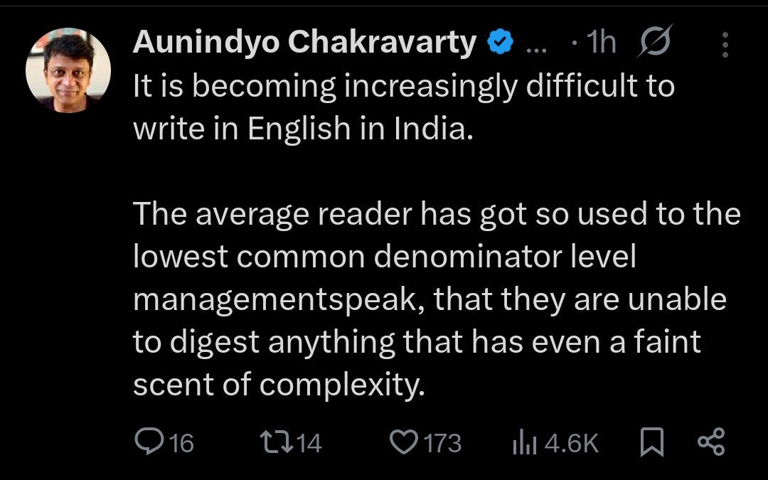 GabbbarSingh's tweet image. The average reader is not reading these guys anymore. Coz these guys have been copying the west for ages. Using borrowed phrases. For example: The would describe a rainy day as a ‘gloomy one’ which is true in England but not in a tropical country like India. They have always been