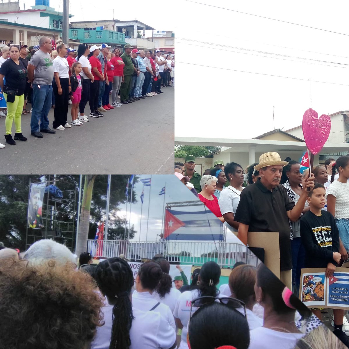 ValleCepero's tweet photo. #Mayabeque
Como en Girón y a 65 Años de la Victoria,hoy 19 de abril el pueblo lajero ratifica su convicción de que #Aquí No Se Rinde Nadie.
#AbajoElBloqueo
#100AlosConFidel
@DiazCanelB
@DrRobertoMOjeda
@edelso_ramos
@ManuelAgui21532 https://t.co/6uHIxx1LvF