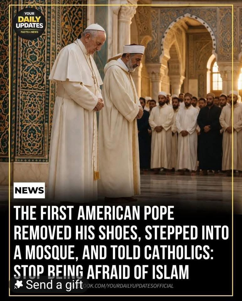 Robotvirgin's tweet image. The Pope &amp;amp; The Catholic Church continue to Fight Islamophobia, Trump &amp;amp; the Zionist Regine!

.
.
.
.
#PopeLeoXIII #catholic #catholicchurch #iran #IranWar #iranisraelconflict #IranIsrael #TuckerCarlson #arrestnetanyahunow #freepalestine #ceasefirenow #genocidejoe #freegaza #muslim