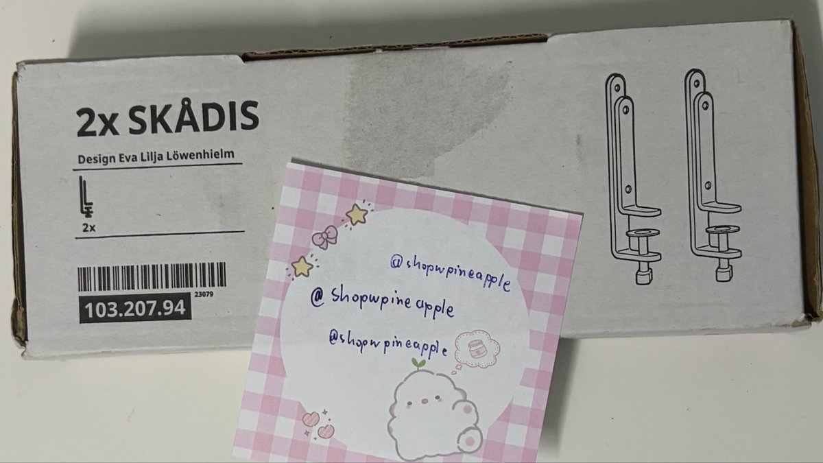 shopwpineapple's tweet photo. #ส่งต่อikea ตัวยึดสกัวดิสค่ะ แกะแล้วยังไม่ได้ใช้งาน
200฿ รวมส่ง

#ส่งต่ออิเกีย #สกัวดิส https://t.co/1SRy3HfGWn