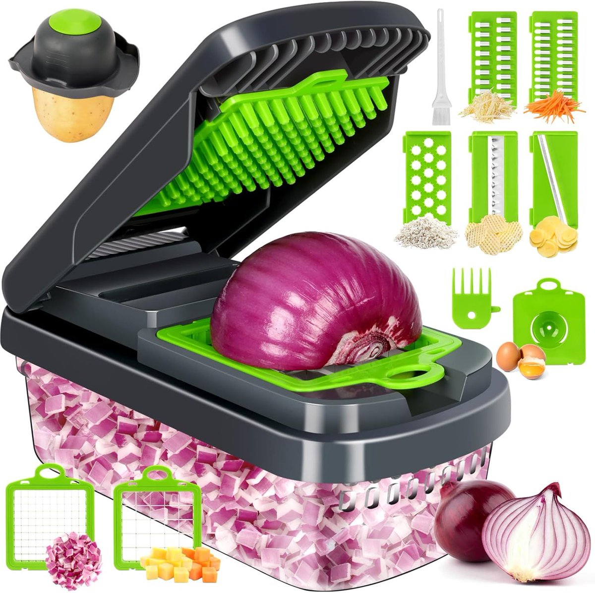 DealsDispatch's tweet image. 🚨 DEAL ALERT 🚨

Yusshn Vegetable Chopper,12-in-1 Multifunctional Food Chopper,Professional Onion Chopper with 7 Blades,Vegetable Cutter with Container for Salad,Potat

Find it here: dealsdispatch.com/deals/yusshn-v…

#AmazonDeals #TechDeals #Amazon #Deals