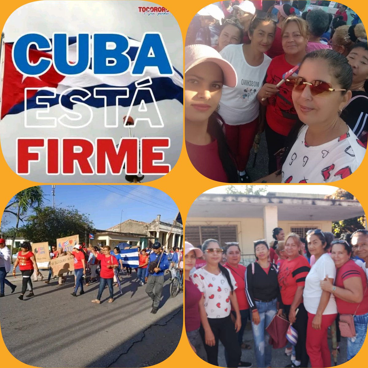 Esp_IntiP's tweet photo. Nuestro colectivo presente en el Acto de Reafirmación Revolucionaria. #NoMásBloqueo #EducadoresSibanicuenses  @CubaMined @btan0987 @SibanicuDme  @YosveisyA https://t.co/tKhBxI3LQk