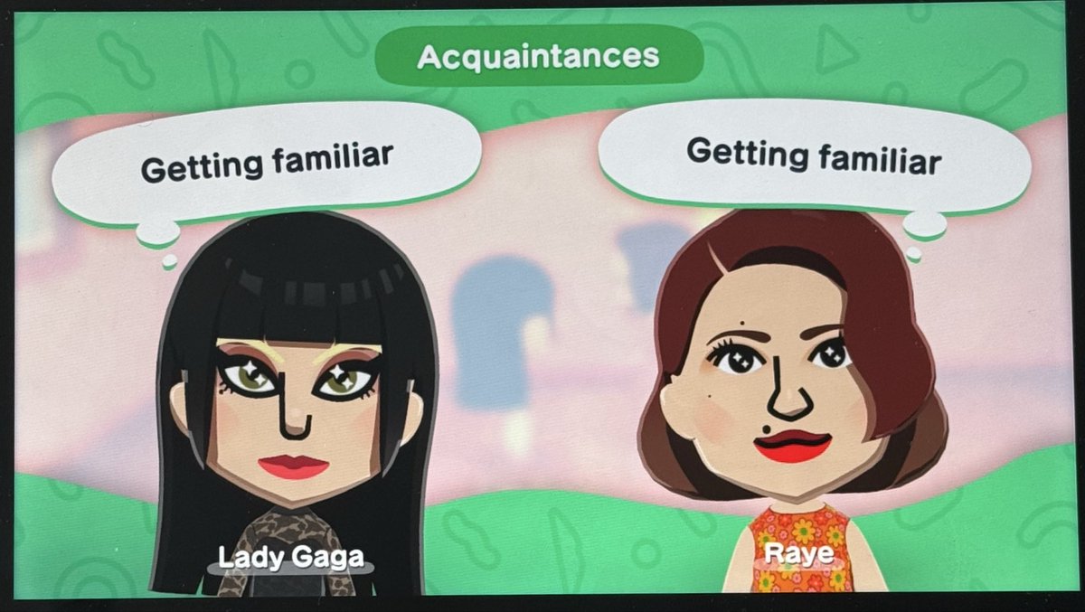 thickestits's tweet photo. that RAYE &amp; Gaga jazz collab it’s happening on my Tomodachi Life island in 2 days. https://t.co/QjgtLuBNuQ