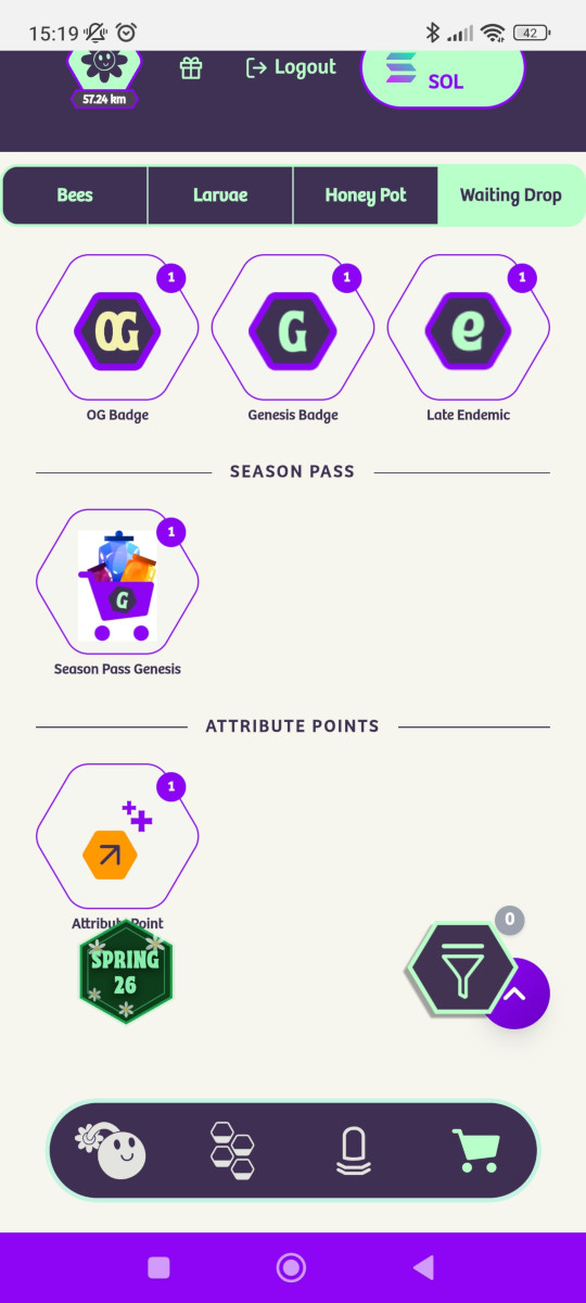 neocyclopi's tweet photo. This Week was the First
of the First @The_Life_Bomb🌱 #SeasonPass🎟️
✅ 133% Day Walk🌳 Done #M2E
✅ Earned 684.83 $CATKN 🪙 #CryptoGaming
✅ Guardian Bonus Enabled for Tomorrow #GameFi
✅ 50km Week Challenge Completed #FitTech
✅ Rewards Claimed (Attribute Point, Honey Pot🍯, Pollen…)
Ready for a New Week…