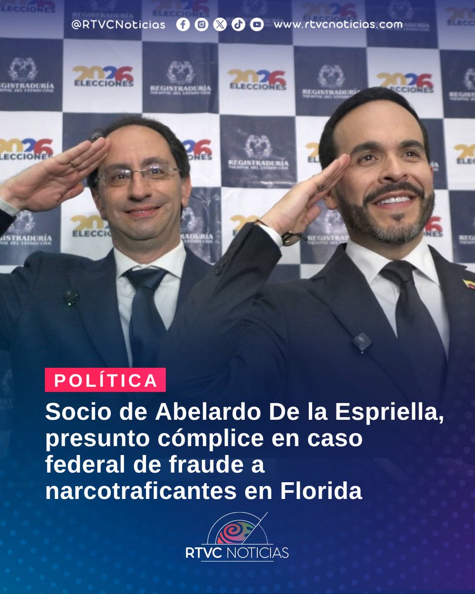 #Política 🚨 l  Daniel Peñarredonda Gómez, exsocio del candidato presidencial Abelardo de la Espriella y quien fuera su hombre de confianza en De la Espriella Lawyers, figura en un expediente de la corte federal de Tampa, Florida, como presunto "Coconspirador 1" en un proceso