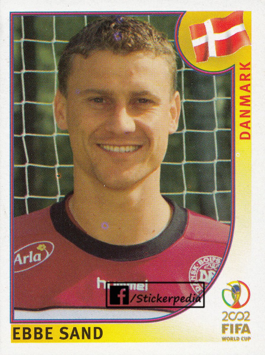 Stickerpedia1's tweet image. Ebbe Sand
Denmark WC 2002 #panini
