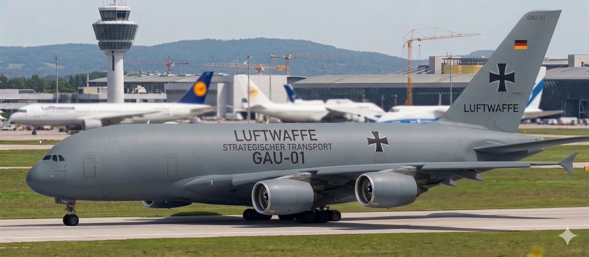 Chris_OH58D's tweet image. Hey, aviation and military geeks. 
Do you think one could convert some of the ditched A380 into a strategic military transport? 
It would be way to expensive to convert them, I think.

What do you think? 

@lufthansa
@BaainBw
@AirbusDefence
#aviation #military #airforce