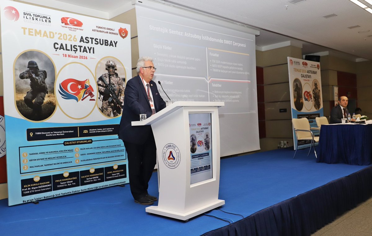 0sergun's tweet photo. Bir ilke imza attık. 
TEMAD'2026 ASTSUBAY CALIŞTAYI'nda Çalıştay Koordinatörü olarak görev aldım. Çalıstayımız meslektaslarımıza hayırlı olsun. 
Sonuçları kısa sürede kamuoyuna açıklanacak ve ilgili makamlara iletilecektir 
@tcsavunma
@tcbestepe
#temad2026astsubaycalistayi
#temad https://t.co/ESxDiYOmte