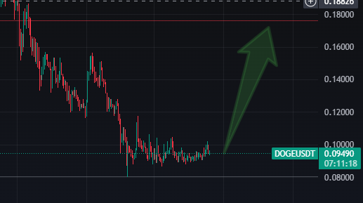 time for Dogecoin to make a move

$DOGE