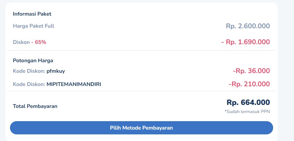 Mipychan's tweet photo. Masih takut jalur mandiri?
Sekarang udah ada temennya 👀
Diskon sampai 65% 🔥
Kode: PFMKUY + MIPITEMANIMANDIRI
ugm utul belajar utbk snbt https://t.co/V4ZszB2E1U