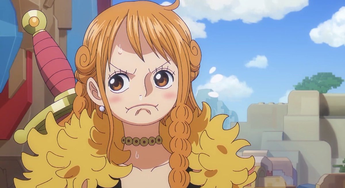 Nami Looks Nami in today’s episode looks so cute 🫶🏻