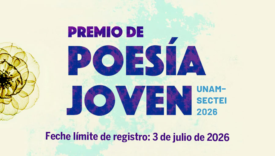 UNAM_MX's tweet photo. ¡Atención, poeta ✍️!  Si tienes menos de 30 años y una obra inédita en castellano o alguna lengua originaria 🗣️, esta #Convocatoria es para ti. Consulta las bases del Premio de Poesía Joven > https://t.co/8I1YTRhtPL https://t.co/SPllRQKnDi