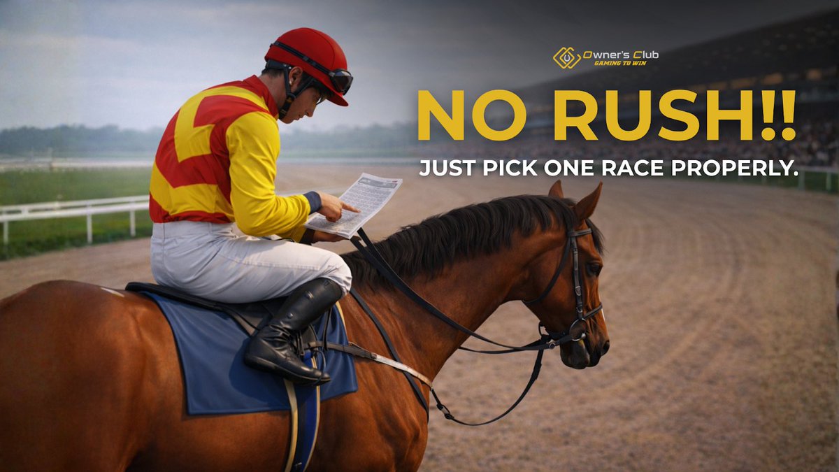 OwnersClubGG's tweet image. Sunday

No rush
 Just pick one race properly

#PlayToEarn #Web3Gaming