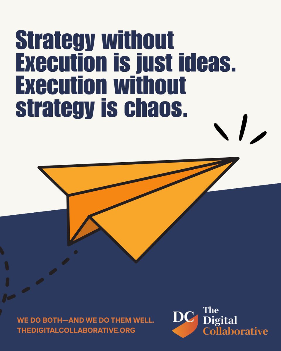 Digital_Collab's tweet image. 💡 Strategy without execution is just ideas.
 Execution without strategy is chaos.
 We do both—and we do them well.
 👉 bit.ly/4ajTpKb 
 #MarketingStrategy #BusinessGrowth #BrandBuilders