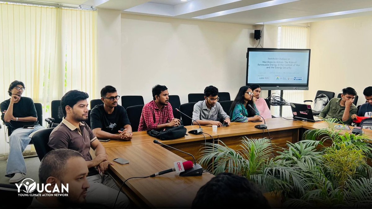youcan_global's tweet photo. Rifat Al Nahiyan represented YOUCAN at a stakeholder dialogue on renewable energy &amp; energy security ⚡🌱 Highlighting the need for youth leadership and collective action for a sustainable Bangladesh. #YOUCAN #RenewableEnergy #ClimateAction https://t.co/bgJoh5j49Y