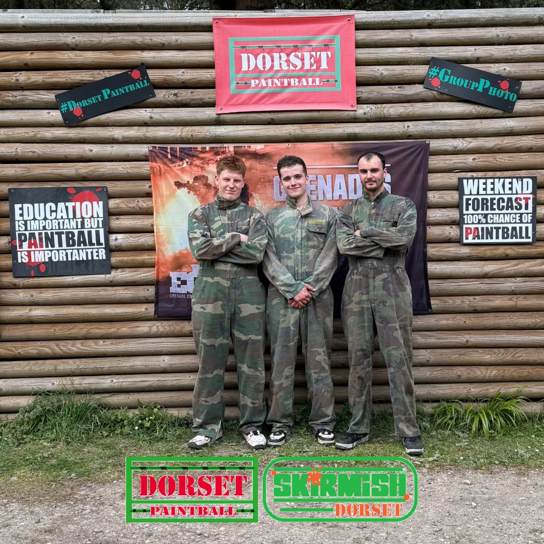 DorsetPaintball's tweet image. Group Photo!
#Smile #GroupPhoto #Paintball #DorsetPaintball #SkirmishDorset #SkirmishDorset
