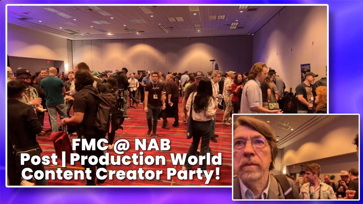RichardTaylorTV's tweet image. FMC's Content Creator Party @ NAB
youtube.com/watch?v=5cAVNu… 
@FMC_Conferences 
@NABShow 
#PostChat
Final Cut Pro
FCPX
#FCPX
#FinalCutPro
@Apple
FCP
Video Editing 
@Adobe