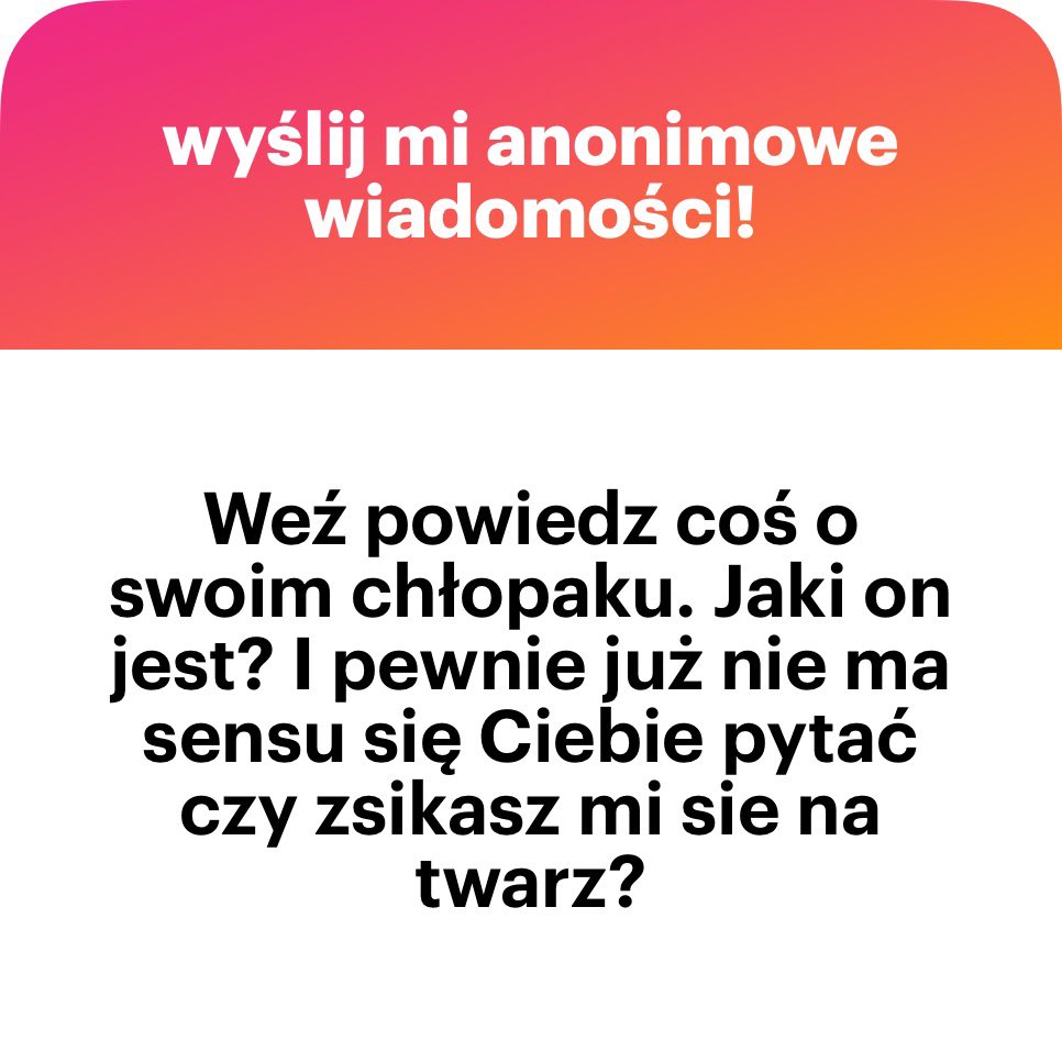 Trochę prywatności ziom i nie nie zsikam się oddalam to pytanie