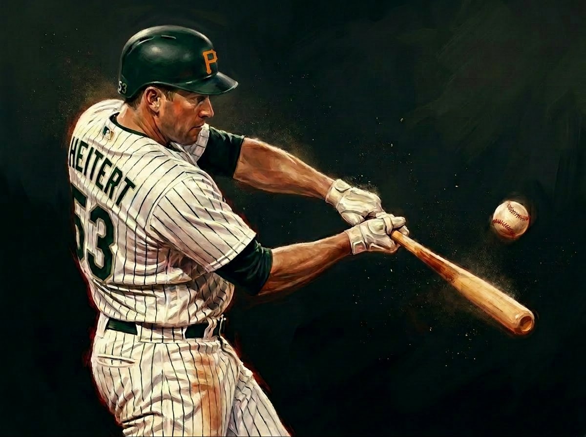 Portland__Stags's tweet image. Stags fall 6–5 in Philly, but Forest Heitert made noise with a big HR. Portland battled back late, yet the Phillies rode a huge night from Hamilton Porter (3‑for‑4, 2 HR) to edge it out. Stags move to 30–32 as the road trip continues. #eMLB