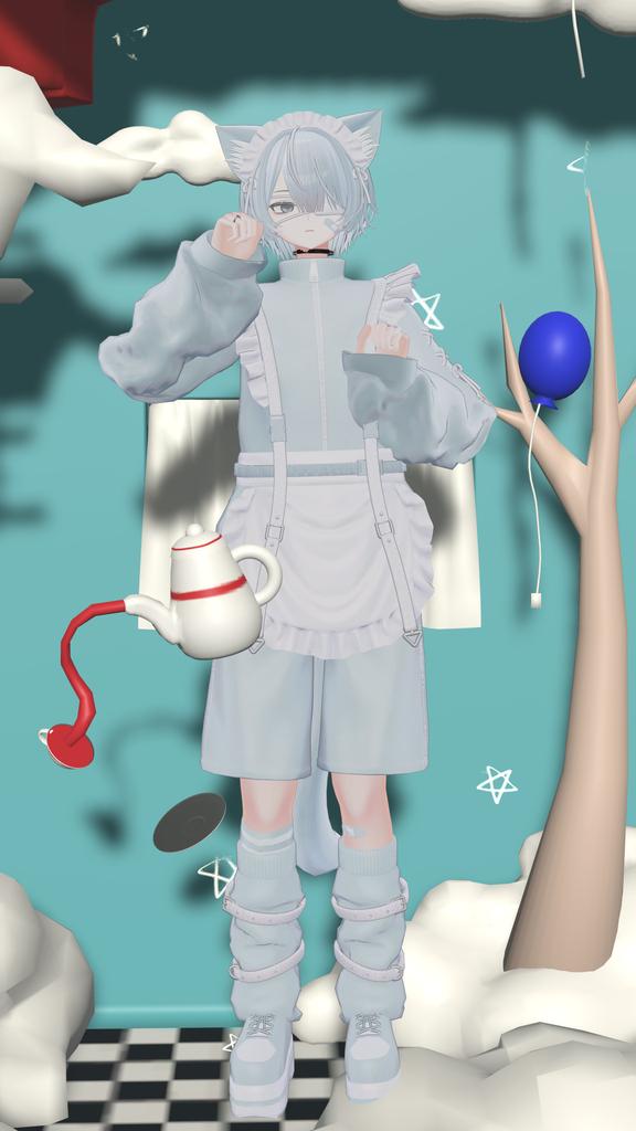 tiaki_VR's tweet photo. 世界一可愛いるりと君のメイド服♡
Ｖｅｒ．2、神です
#Rurito3D https://t.co/SrzQSCdOYH