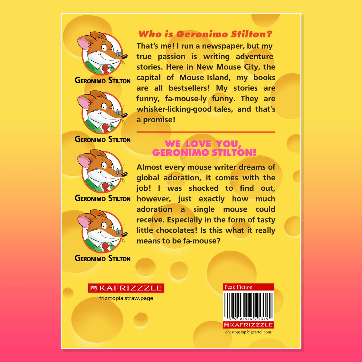 realized I should probably highlight this thing! it'll be around 8x5 which is a little bigger than an actual Geronimo Stilton book, it'll be spiral bound and have 50 blank sticker sheet pages. I am so excited for this thing to be real 
  
🔗⬇️