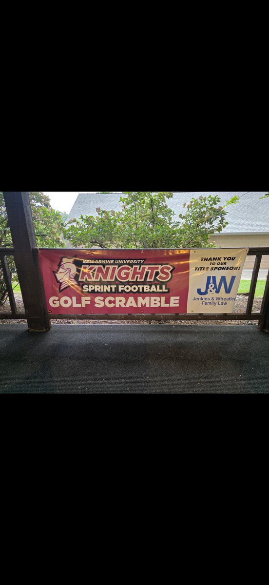 BUKnightsFB's tweet photo. Thank you to everyone that was apart of our golf scramble yesterday! Big thank you to Jenkins and Wheatley for being a title sponsor along with Signs Now for making the signage! Also shoutout to Iroquois Golf Course along with our hole sponsors and donors! Go Knights! ⛳️⚔️ https://t.co/EgPFK1n8Qm