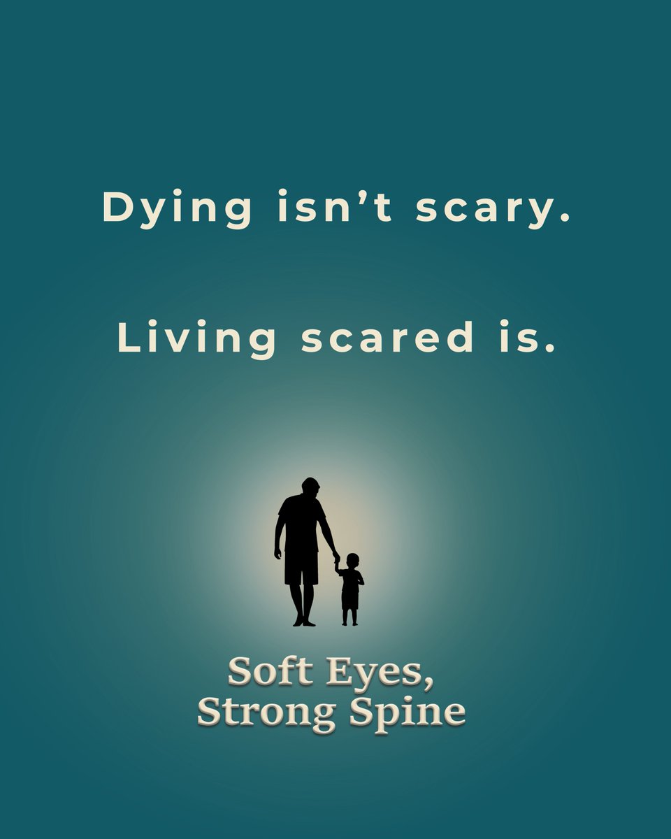 esbrockman's tweet photo. We spend our lives fearing death, when the real fear is not fully living. https://t.co/1ALHFpd3PP