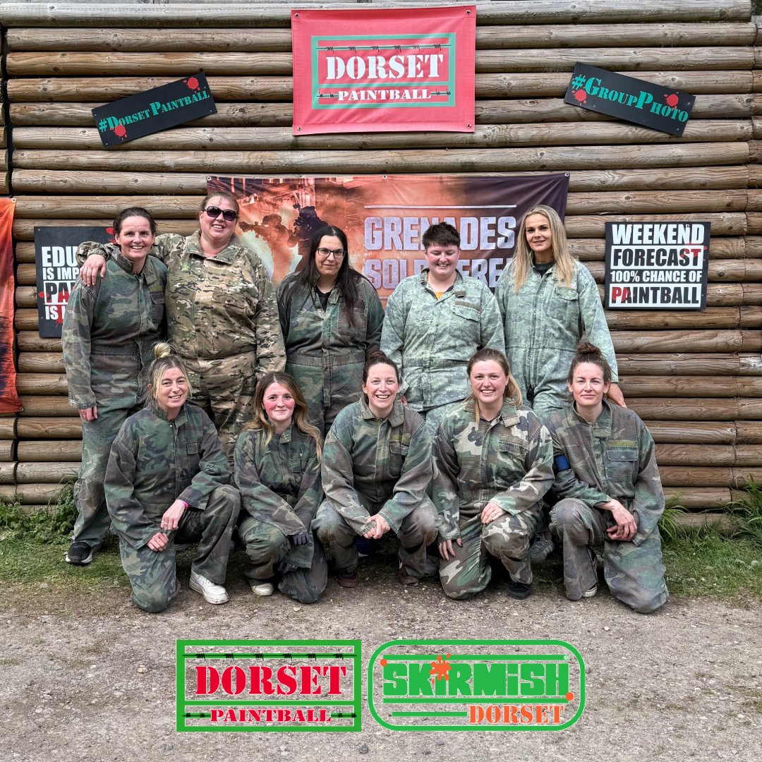 DorsetPaintball's tweet image. Group Photo!
#Smile #GroupPhoto #Paintball #DorsetPaintball #SkirmishDorset #SkirmishDorset