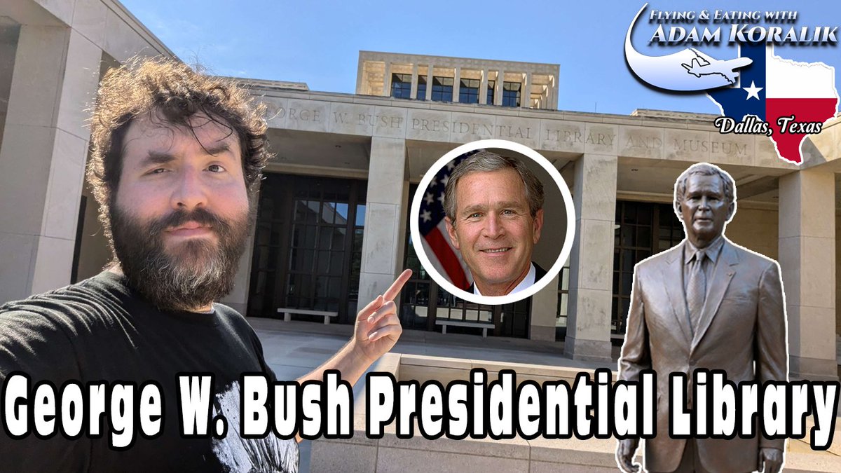 AdamKoralik's tweet image. The legacy Presidential Library series comes to an end with the 43rd POTUS, #GeorgeWBush in #Dallas #Texas . This video will also include rankings for all 13 existing museums.

youtu.be/r3EajBFfLh0