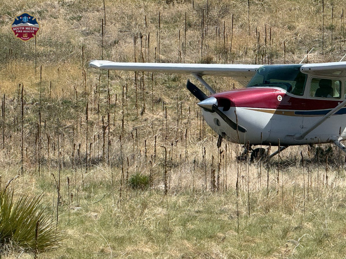 SouthMetroPIO's tweet photo. Update: A Cessna 172 went off Runway 17R and remained upright. One occupant on board was evaluated by fire medics on scene and did not require transport. Any further information will be released by @FlyCentennial. https://t.co/De5c15fEA8