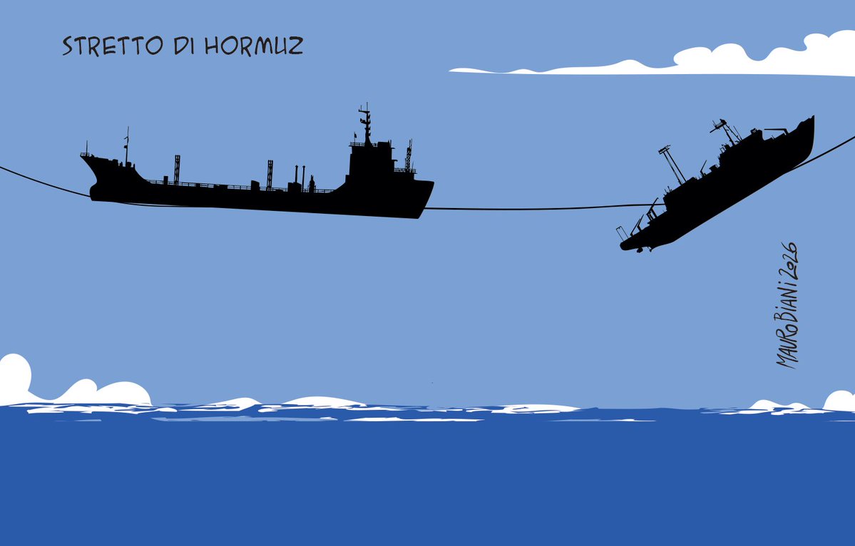 maurobiani's tweet image. #StrettodiHormuz #guerra
Il cielo è sempre più blu.
Oggi per @repubblica