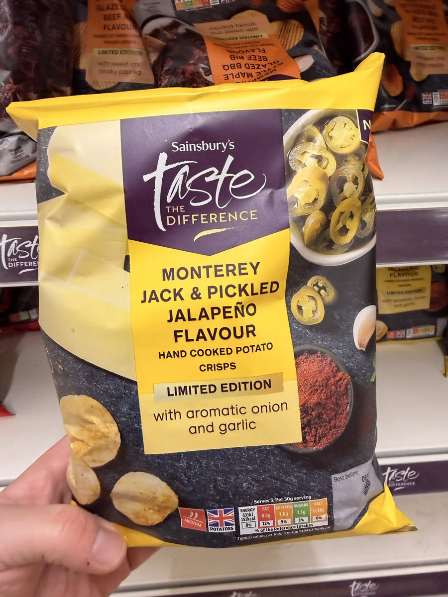 All_Things_New_'s tweet image. New Crisps! 👀 At Sainsbury’s @sainsburys #sainsburys #tastethedifference #crisps #wellthisisnew