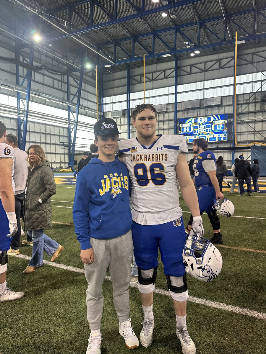 JackTatman's tweet photo. SDSU Spring ball game 2026! 🐰 Such a cool campus!#SDSU https://t.co/jthlLGLdKE