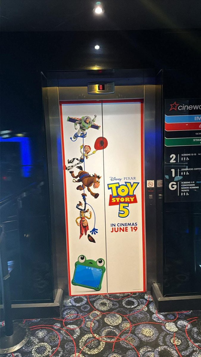 New Toy Story 5 poster being spotted ! #toystory5 #pixar #toystory #disney