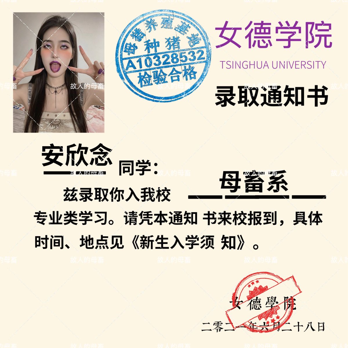 故人亲爹的第200号傻逼丧智母驴念奴 tweet media